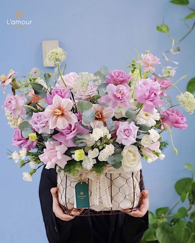 Giỏ hoa 030 Giỏ hoa 030