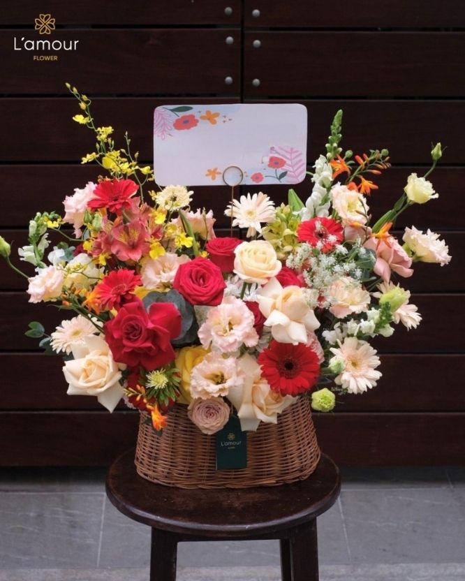 Giỏ hoa 040