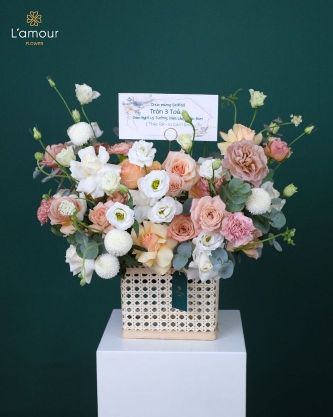 Giỏ hoa 027 Giỏ hoa 027