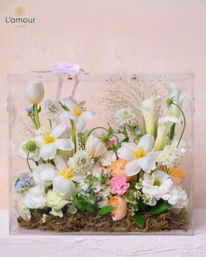 Hộp hoa 045